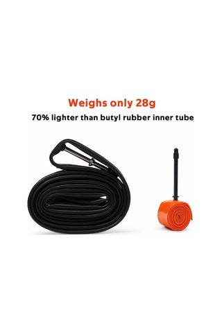 Folinda 2 Adet Tpu Hafif Bisiklet İç Lastik 28g 700x18-32c Yol Bisikleti 85mm Presta Vanjolu Dayanıklı Ağırlığı Azaltan Kırmızı