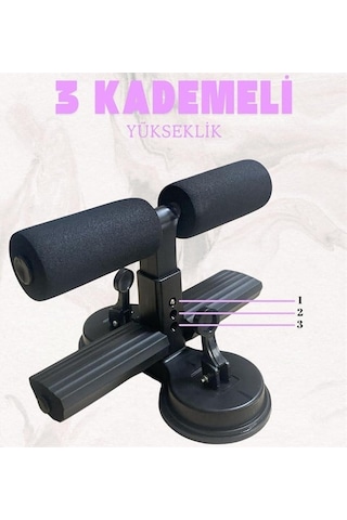 Sn-29962 Vantuzlu Mekik Çekme Spor Aleti Karın Egzersizi Evde Spor Egzersiz Çift Vantuzlu 3 Kademe
