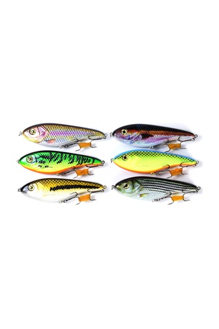 Yuntech01 15 Cm Abs Yumuşak Yem Sazan Balığı İçin Suda Dikenli 81g Stripe Bass Modeli