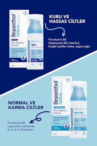 Bepanthol Derma Expert Yoğun Nemlendirici Yüz Bakım Kremi