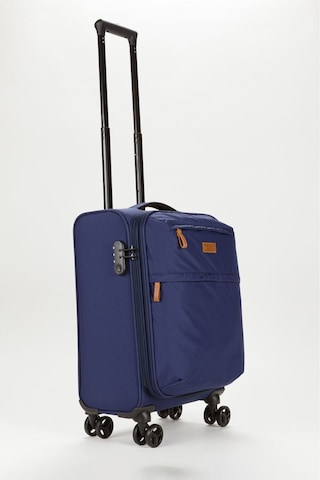 Unisex Kabin Boy Kumaş Valiz 028-03 Lacivert