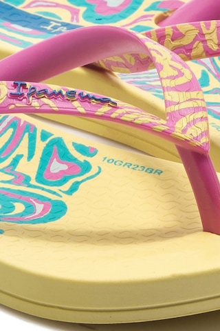 Nostalgic Hearts Çocuk Parmak Arası Terlik Sarı 25/35 Sari