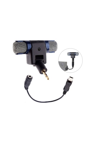 Xindoker 360 Ses Kaydeden Taşınabilir Stereo Mikrofon - Gopro Ve Akıllı Telefonlar İçin Usb Adaptörlü