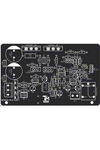 100 Watt Mono Hoparlör Koruyuculu Op-Amp Amfi Devresi 2Sc5200