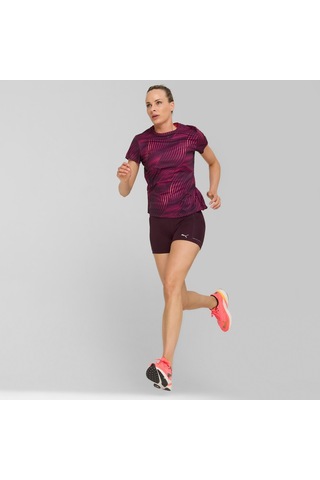 Puma Run Favorite Aop Tee W Kadın T-shirt-mor