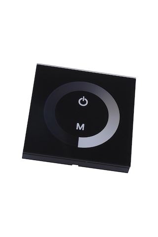 Shineyee Tek Renk Led Işık Şeridi İçin Dokunmatik Panel Parlaklık Regülatörü Beyaz - Dc 12v-24v, 4a, 192w