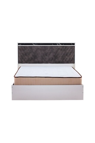 Beyaz Avrupa 150x200 Çift Kişilik Yatak Seti - Yatak / Baza / Başlık