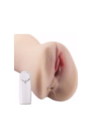 Erofoni Yeni Nesil Gold 16 CM Titreşimli 2 İşlevli Büyük Boy Süper Realistik Yapay Suni Vajina Anüs Mastürbatör