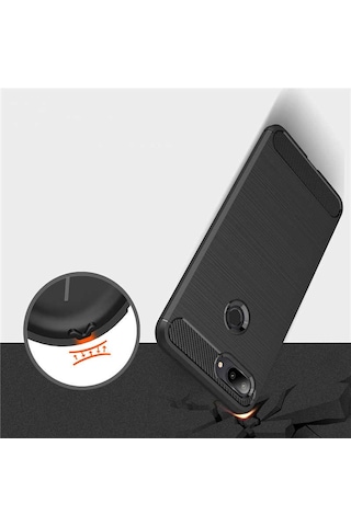 Xiaomi Mi 8 Lite Kılıf Zore Room Silikon Kapak Gri