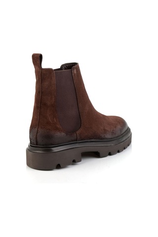 Bambi Kahve Hakiki Deri Erkek Bot & Bootie E02304093002 Kahve