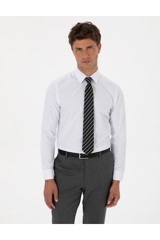 Pierre Cardin Erkek Beyaz Gömlek Basic 50316734-vr013 Beyaz