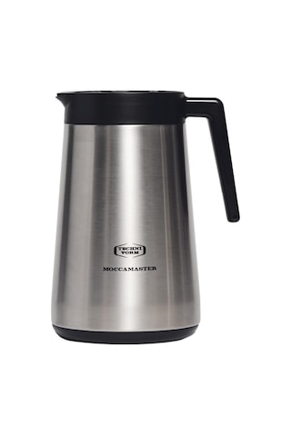 Paslanmaz Çelik Termos, 1.25 L Kapasite, Gümüş Siyah