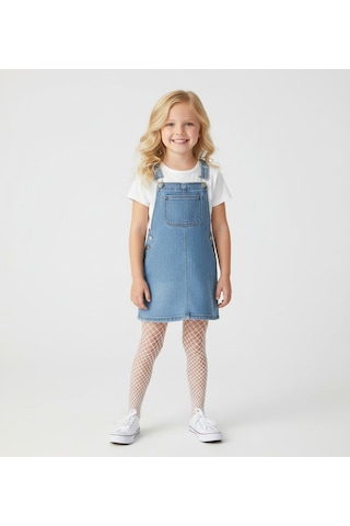 File Kız Çocuk Külotlu Çorap Beyaz