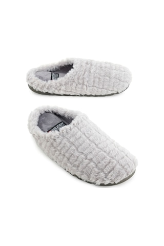 Gezer Kadın Kışlık Ev Bahçe Rahat Taban Gondol Terlik Gt1kzm.16070.00.019.9n Gri