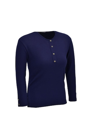 Kadın Kaşkorse Bluz Bgl-st04135 Lacıvert