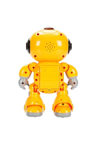 Sesli Ve Işıklı Uzaktan Kumandalı Dans Eden Sevimli Robot 45510 Turuncu Robot