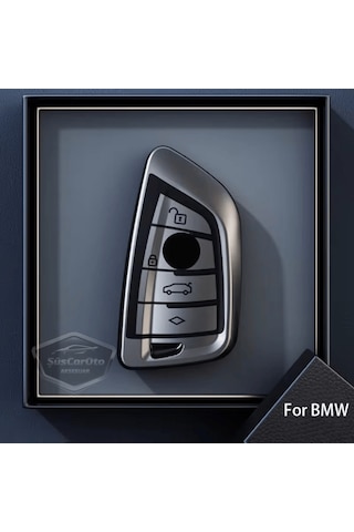 Bmw 1 3 5 6 7 Serisi G32 G30 G20 G11 & X1 X3 X5 X6 X7 & Z4 M Uyumlu Silikon Anahtar Kılıfı Oto Anahtar Kabı Darbe Emici Anahtarlık Koyu Titan 00 Şüscaroto Aksesuar