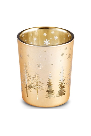Karaca Oren Cam Mumluk Gold 5,5 x 6,5 cm