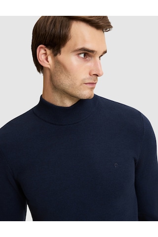 Pierre Cardin Lacivert Melanj Slim Fit Basic Kazak 50331459-vr120