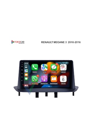 RENAULT FLUENCE ANDROİD MULTİMEDYA 2_32 KABLOSUZ CARPLAY