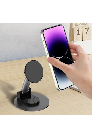 Microcase Masaüstü Ayarlanabilir Manyetik Başlıklı Dönerli Telefon Tutucu - Al5091 -