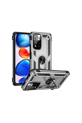 Redmi Note 11 Pro Plus 5g Kılıf Tchs Vega Kapak - Gri Gri