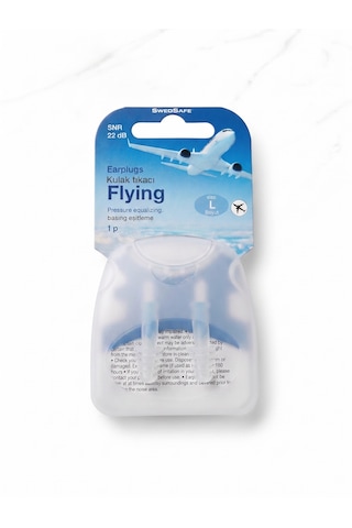 Swedsafe Flying Kulak Tıkacı, M/l Boyut, Basınç Dengeleyici, Uçuş Ve Seyahat İçin, Konforlu Kullanım