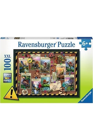 Ravensburger 100 Parça Puzzle Dinosaurs 108688