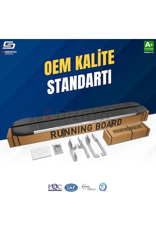 S-dizayn Citroen C5 Aircross 2 Hybrid Benzinli S-line Krom Yan Basamak 193 Cm 2025 Üzeri A+ Kalite
