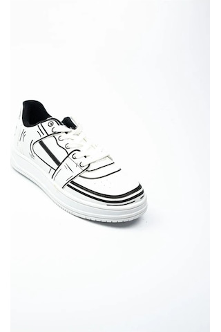 Jump 28129 Çocuk Fılet D Whıte/black Spor Ayakkab