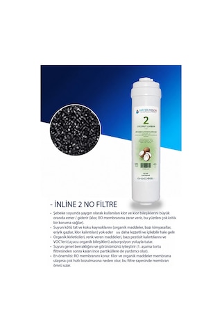 WaterMelon Kapalı Kasa 12 Inç Inline Su Arıtma Cihazı Filtresi 5 Aşamalı NSF'Lİ Vontron Membranlı Set