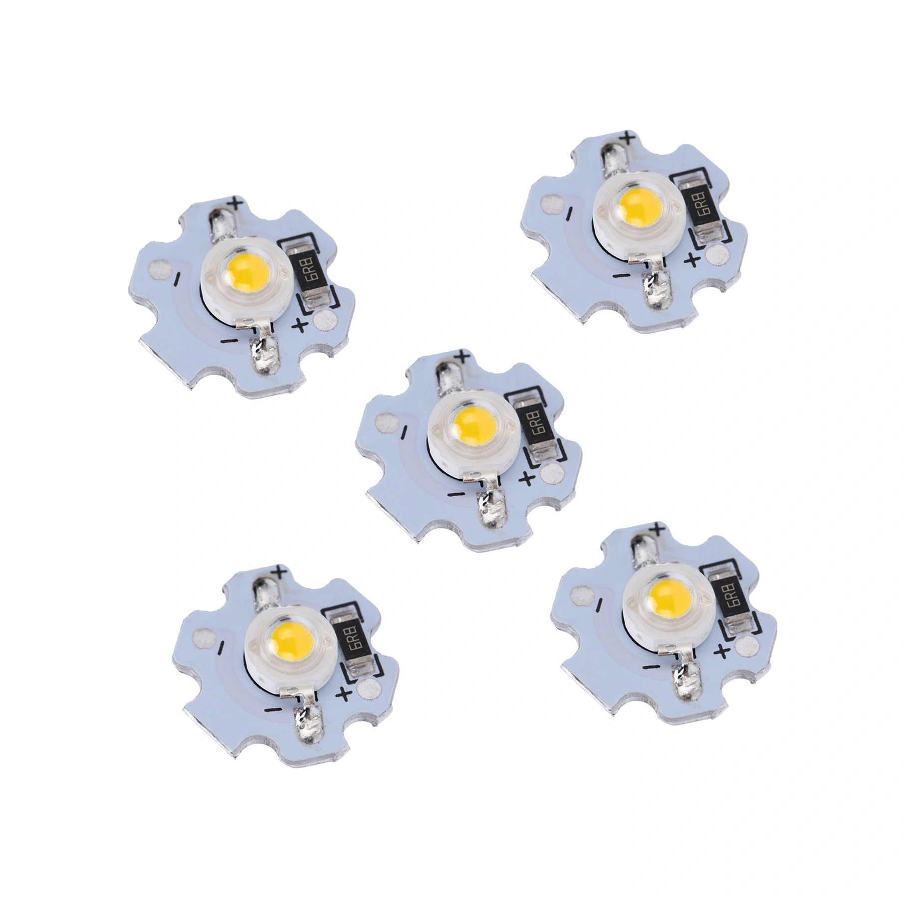 Konesam 25 Adet Axd-1w-5v Islak Beyaz Led Işık Tozu, 1w 200lm Yüksek Parlaklık, Aluminyum Tabanlı, El Feneri/spot Işığı Dıy Uygulamaları İçin İnce Beyaz Işık