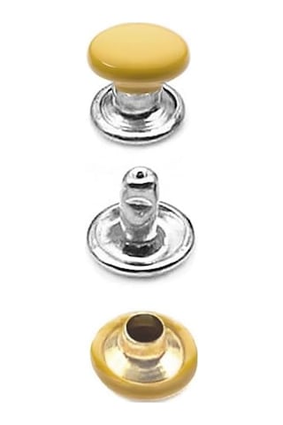 5 Mm 00 No Sarı Renkli Perçin Rivet 30 Adet
