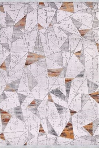 Çam Halı Crea Plus Stone Roxanne 17169 Gri Taba Modern Desenli Makine Halısı
