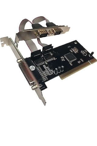 Navidata Nvd-62 Pci Lpt Paralel Port Db25 + Rs232 Db9 Dual Seri Com Port