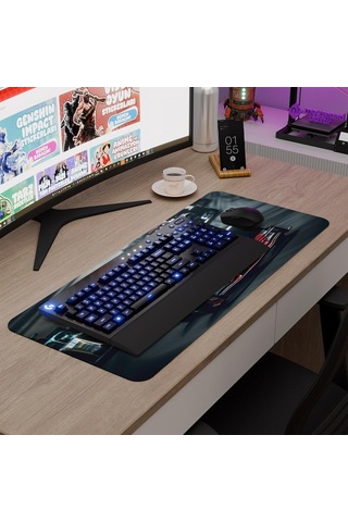 F1 Gaming Mouse Pad Kauçuk Kaymaz Taban Mousepad V3, 70x30 Xl