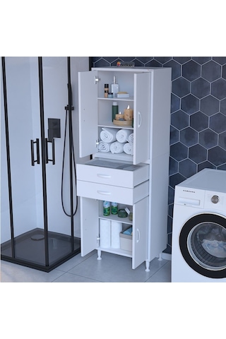 Yatak Odası Dolabı Gardırop Banyo Dolabı Mutfak Dolabı Çok Amaçlı Dolap Beyaz