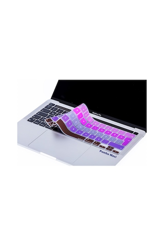 Apple Uyumlu MacBook Pro TouchBar Klavye Koruyucu 13inc 16inc Türkçe Baskılı