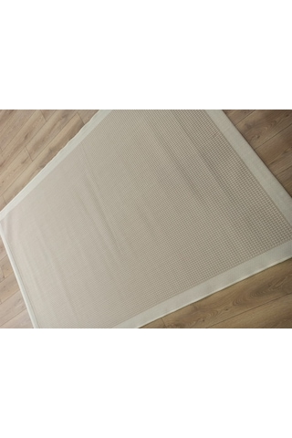 Çam Halı Sisal 9427 Krem / Bej Bordürlü Jüt Sisal Kilim - 160x160