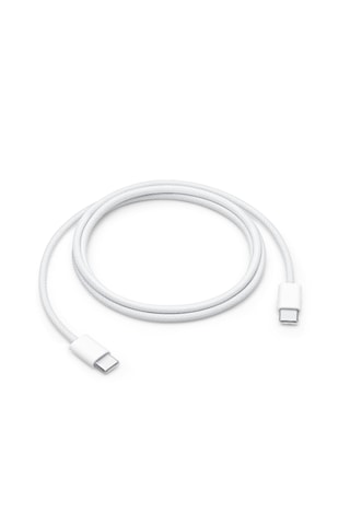 Ultratekno Apple Uyumlu iPhone 15 Pro 16 17 iPad 60w Type C Şarj Telefon Için Samsung S23 S22 S24 1m Beyaz 100 Cm