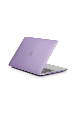 Arabulalaca Apple Uyumlu MacBook Air 13.6 2022 A2681 Kılıf M2 Mat Doku Mor