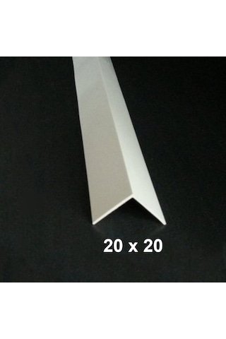 Alüminyum Beyaz Köşebent L Profil Köşe Profili 20 X 20 Mm 443128813