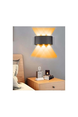 Cata Ct-8011 Haiti 10w Amber Işıklı Led Aplik - Bahçeniz İçin İdeal Aydınlatma Çözümü Siyah