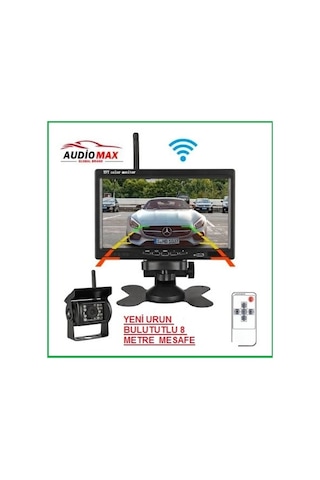 AUDIOMAX 7 İnç Monitör ve 18 Ledli Kablosuz Gece Görüş Kamerası AUDIOMAX 7 İnç Monitör ve 18 Ledli Kablosuz Gece Görüş Kamerası