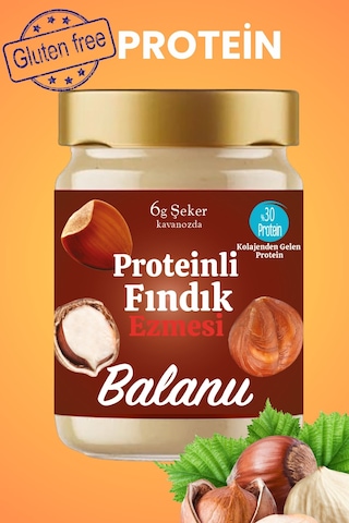 Balanu Proteinli Fındık Ezmesi 280gr X3 Adet