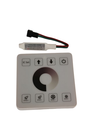 12-24 Volt Tek Renk Pixel Şerit Led Kontrol Duvar Tipi Kablosuz 86 Panel Anahtar