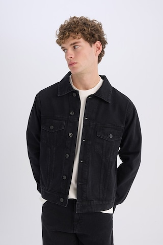 Defacto %100 Pamuk Regular Fit Jean Ceket E0962ax25spnm40 Siyah-nm40