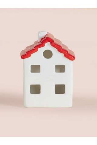 Dekoratif Led Işıklı Yılbaşı Evi 8x6x12 Cm Dekoratif Led Işıklı Yılbaşı Evi