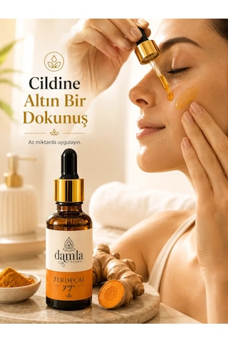 Biodamla Natural Zerdeçal Yağı 20 Ml