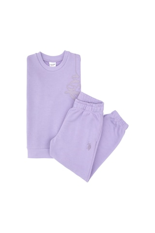 U.s. Polo Assn. Kız Çocuk Lila Pijama Takım 50318930-vr034 Lila
